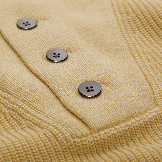 Nike Long Sleeve Military Henley Sweater (Sesame)