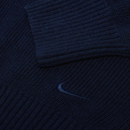 Nike Long Sleeve Military Henley Sweater (Obsidian)