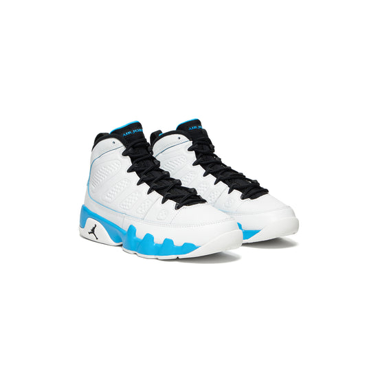 Air Jordan 9 kids Retro (Summit White/Black/Dark Powder Blue)