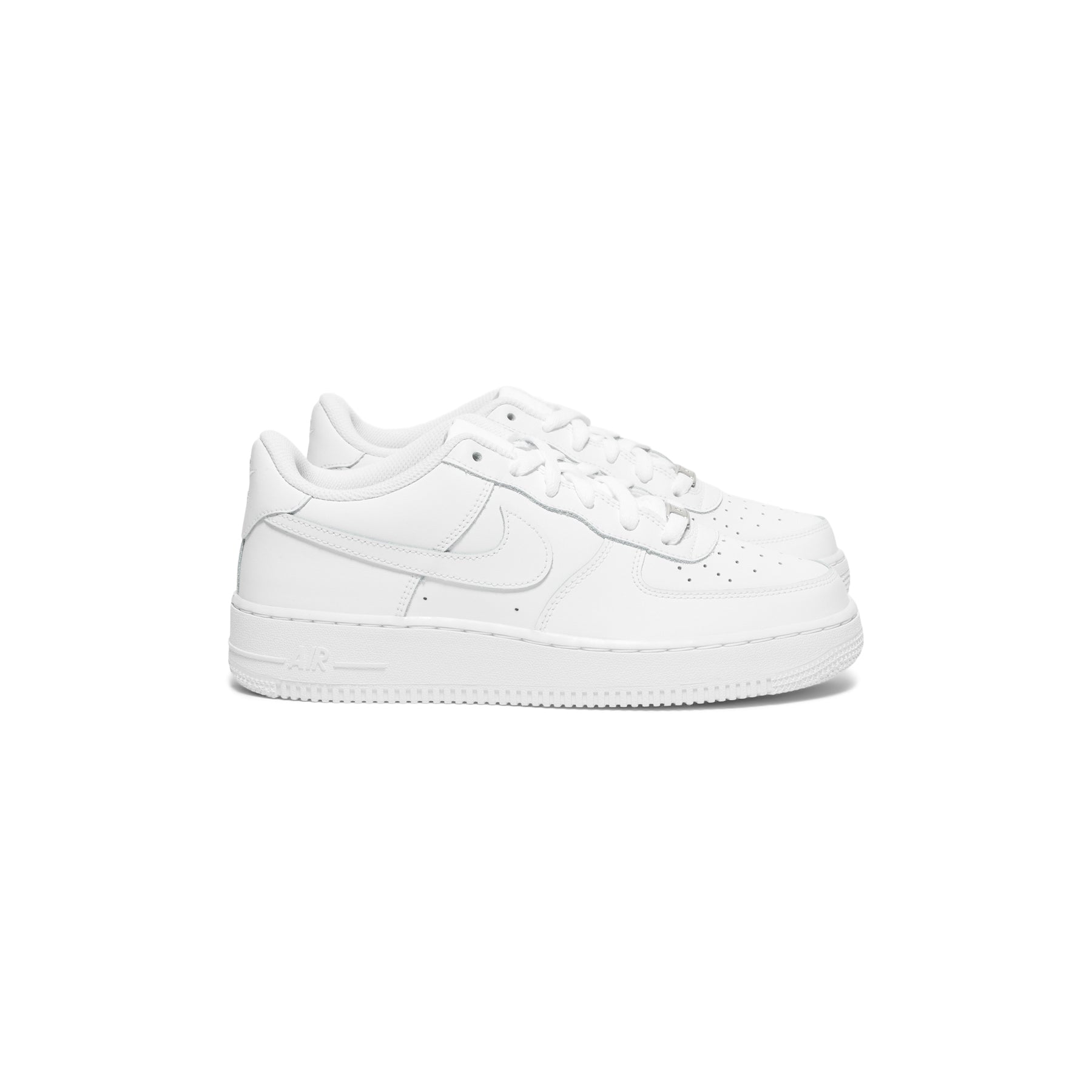junior nike air force 1 white with black tick