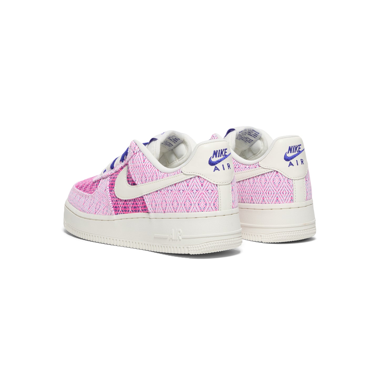 Nike Womens Air Force 1 '07(Multi Color/Sail/Concord/Fierce Pink)