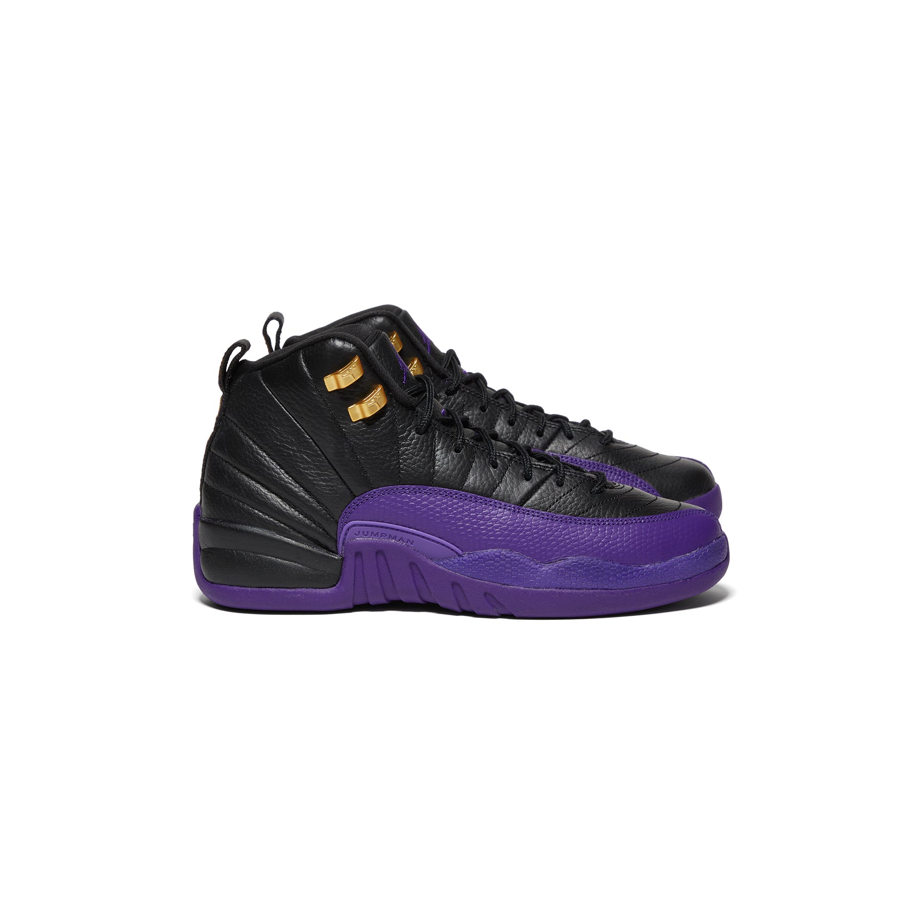 Nike Kids Air Jordan 12 Retro (Black/Field Purple/Metallic Gold/Taxi) â CNCPTS