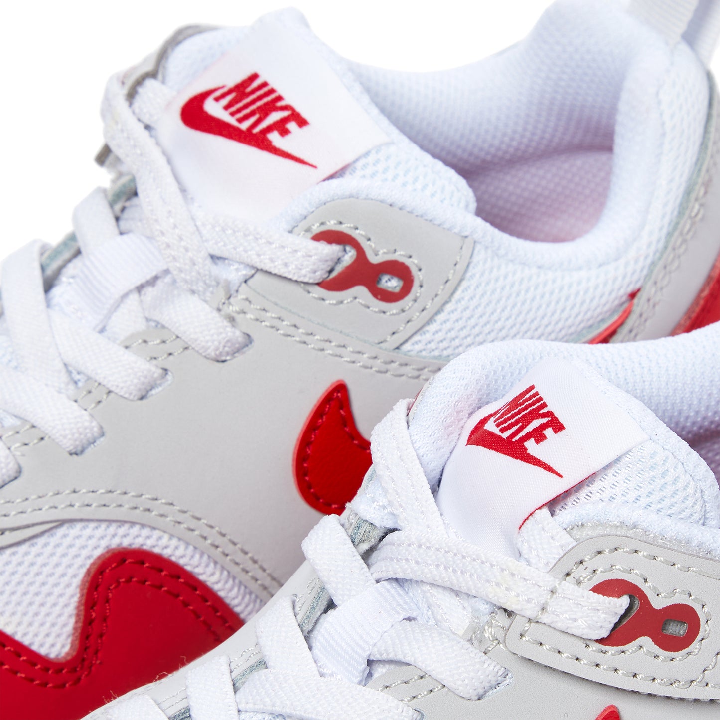 Nike Kids Air Max 1 EZ (Neutral Grey/University Red/White/Black)