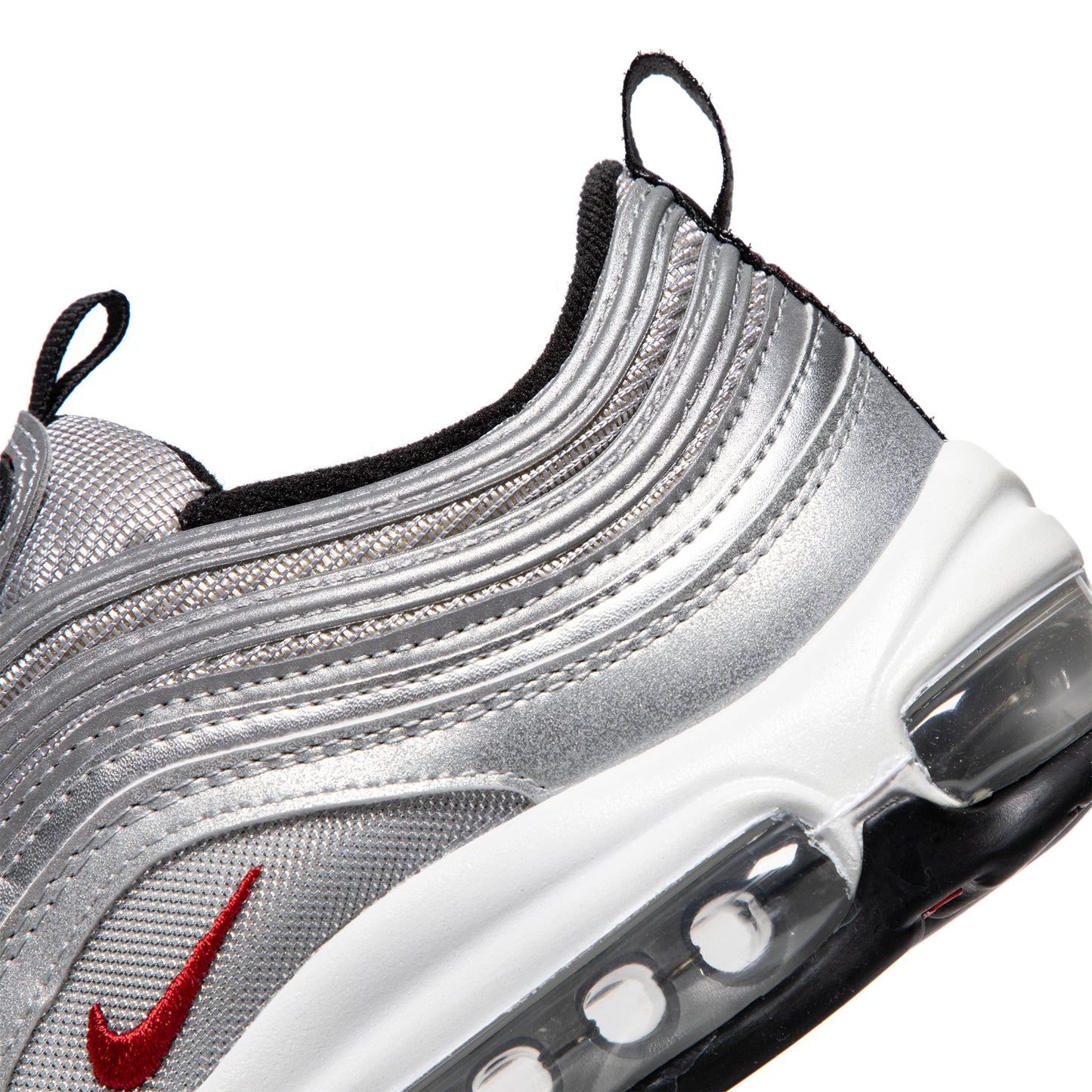 Nike Kids Nike Air Max 97 (Metallic Silver/Varsity Red/White)