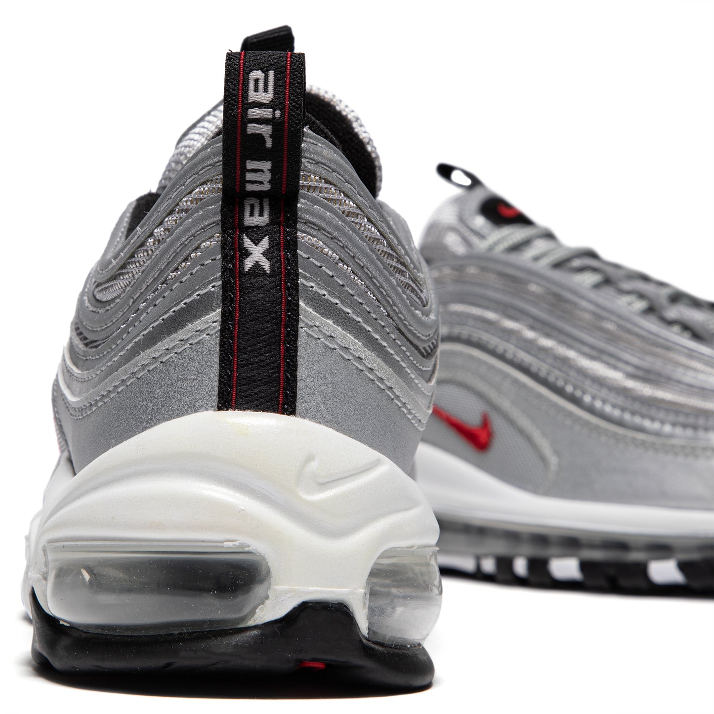 Nike Kids Nike Air Max 97 (Metallic Silver/Varsity Red/White)