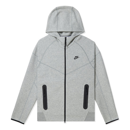 Nike Tech Fleece Hoodie (Dark Grey Heather/Black)