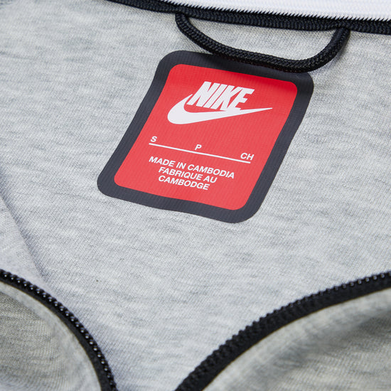 Nike Tech Fleece Hoodie (Dark Grey Heather/Black)