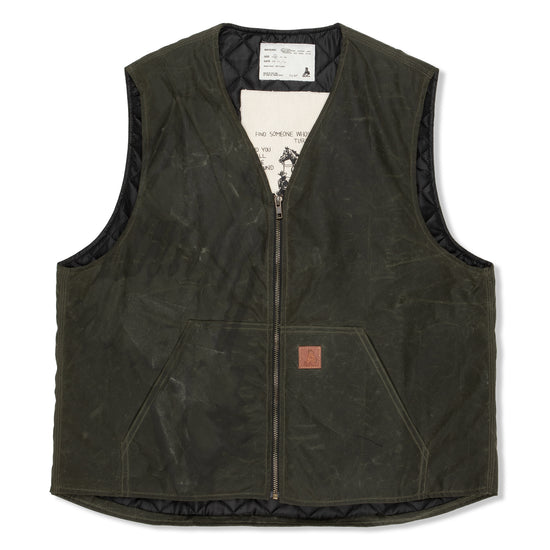ONE OF THESE DAYS Hometown Hero Vest (Olive Wax)