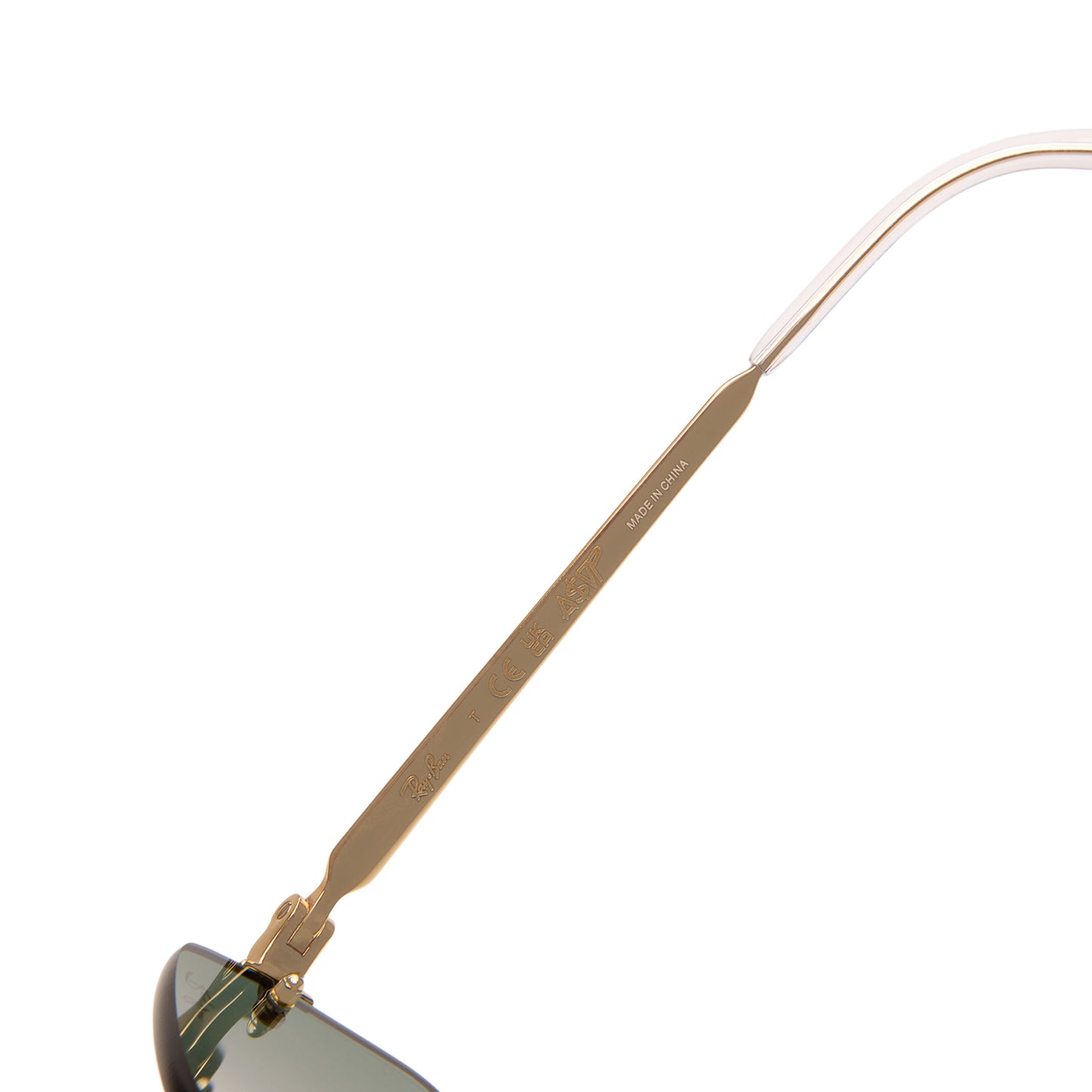 Ray-Ban x A$AP Rocky Rimless (Gold/Dark Green)