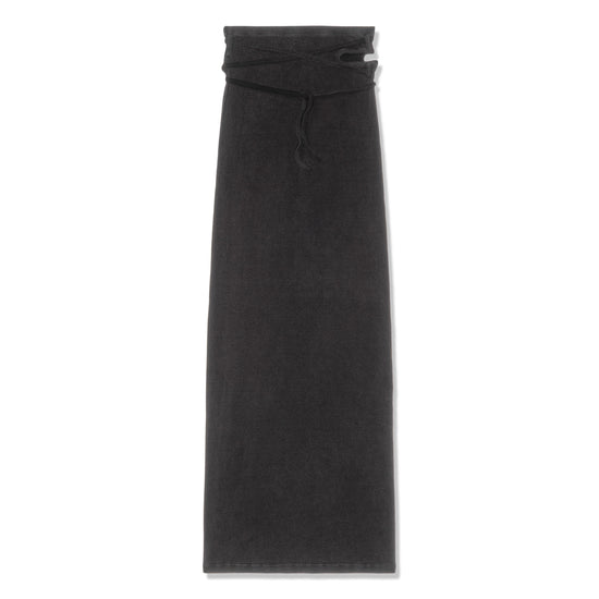Ottolinger x Tomorrow Long Ribbed Skirt (Black Wash)