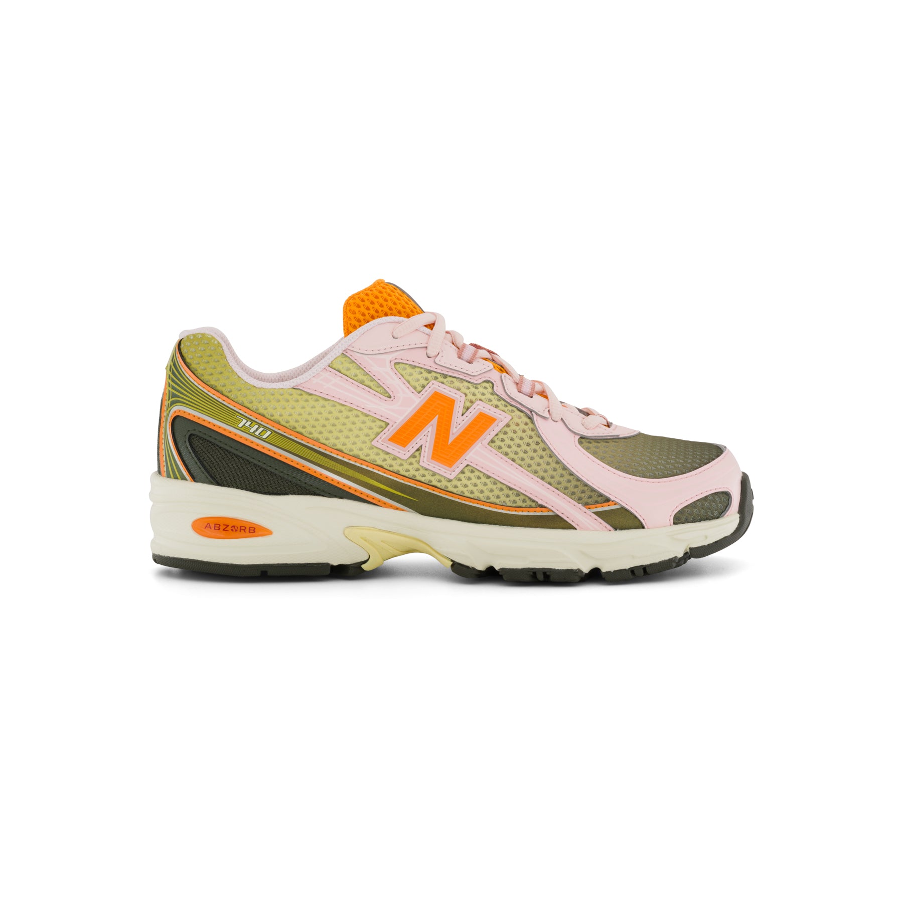 New Balance 740 Saignée for CNCPTS (Icy Pink/Forest Night/Flame Orange