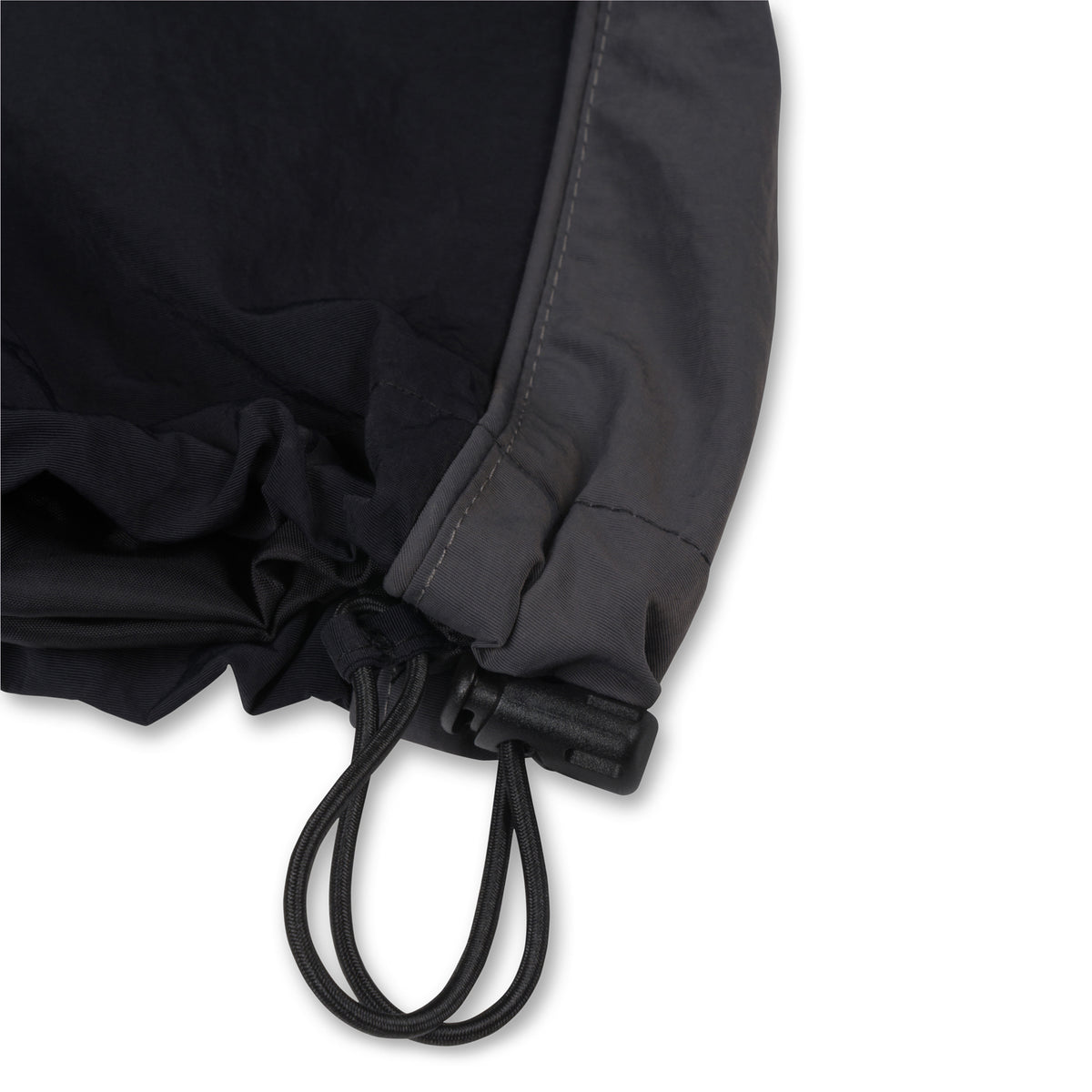 Patta Panelled Oversized Track Pants (Black)