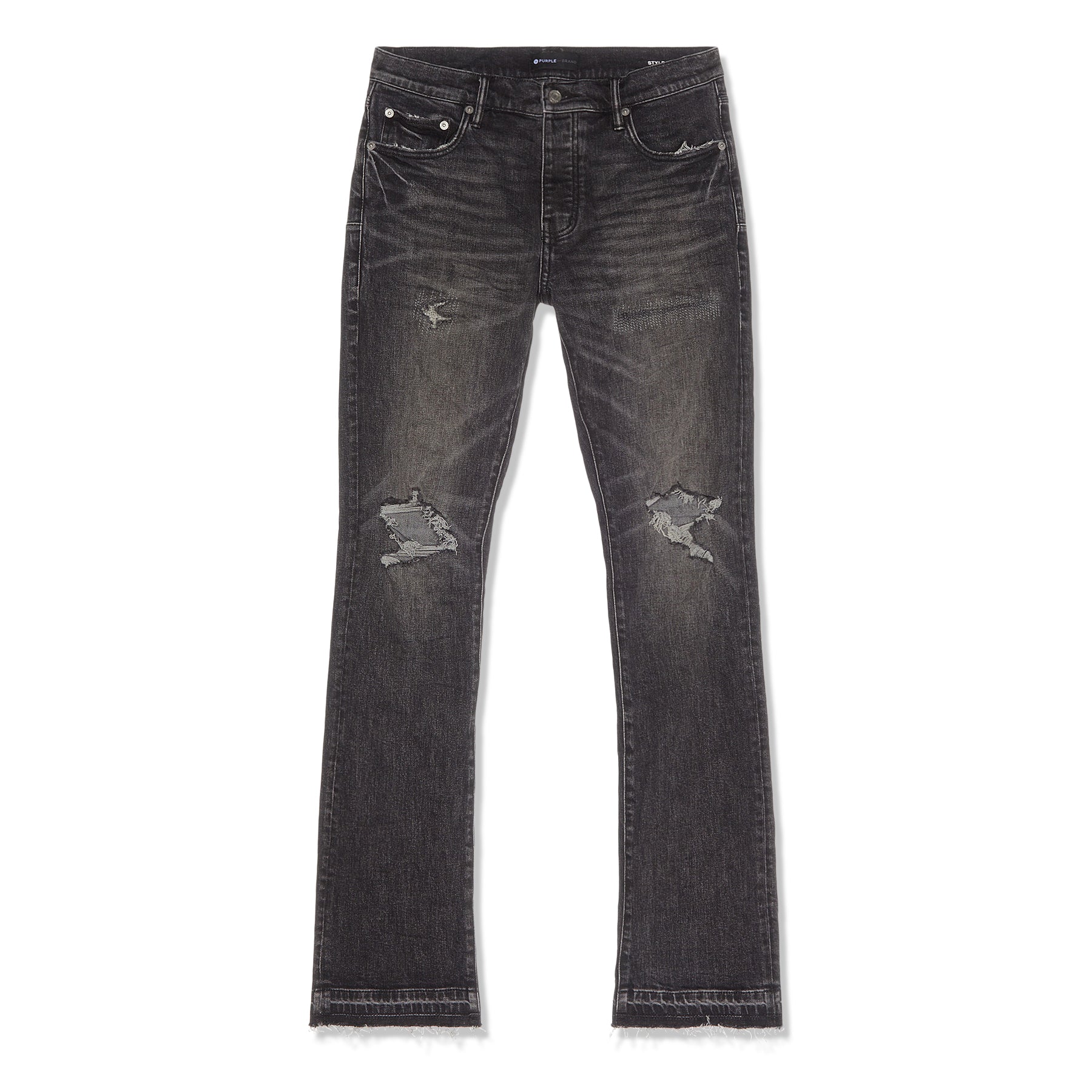 PURPLE Brand Blowout Released Hem Jeans (Black) – Concepts