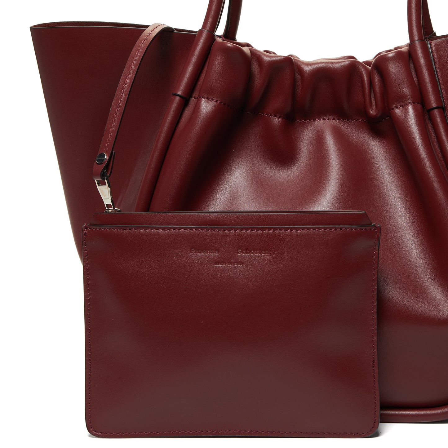 Proenza Schouler Large Ruched Tote (Oxblood)