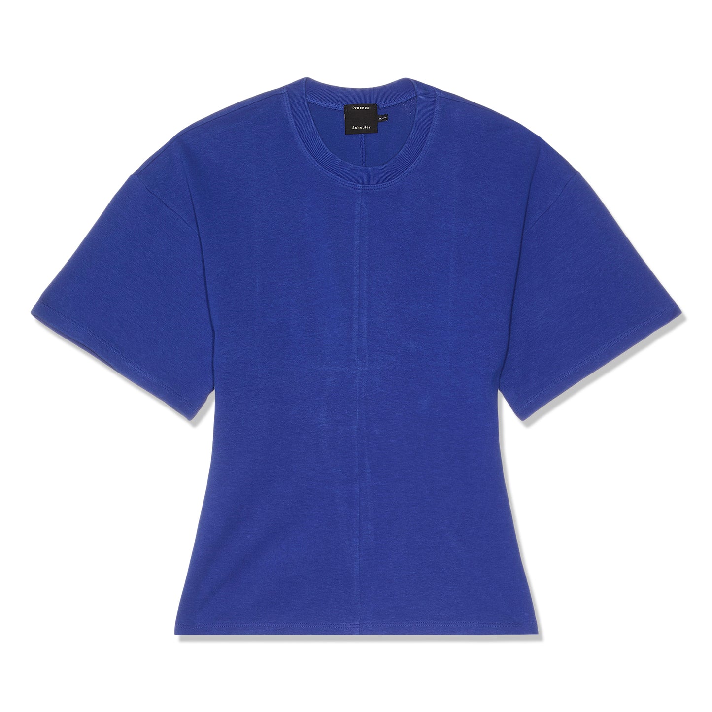 Proenza Schouler Eco Cotton Waisted T-Shirt (Cobalt)