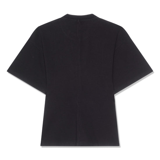 Proenza Schouler Eco Cotton Waisted T-Shirt (Black)