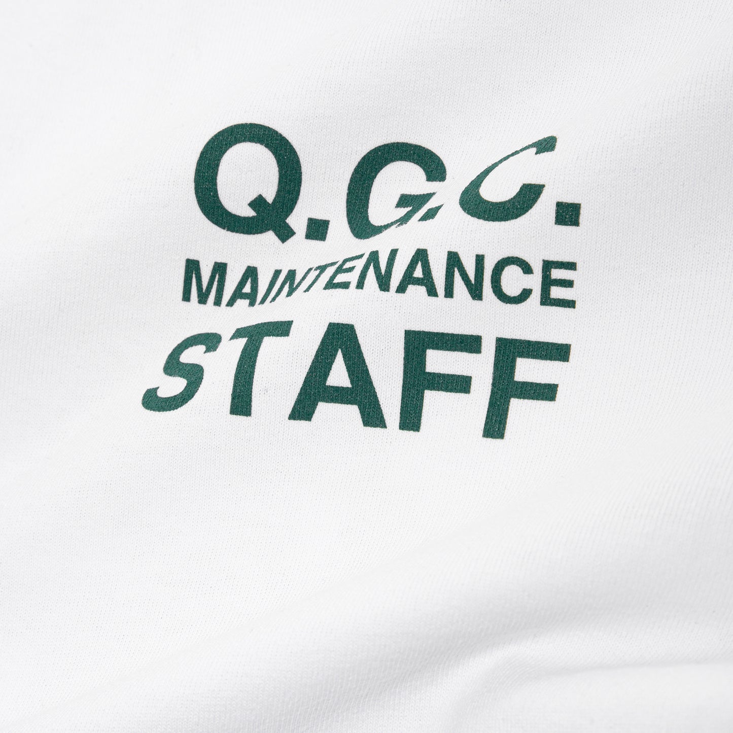 Quiet Golf Q.G.C. Staff T-Shirt (White)
