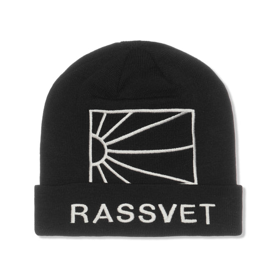 Rassvet Logo Beanie Knit (Black)
