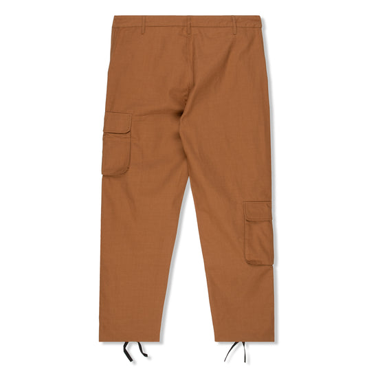 Renowned Brown Raw Edge Cargo Pant (Brown)