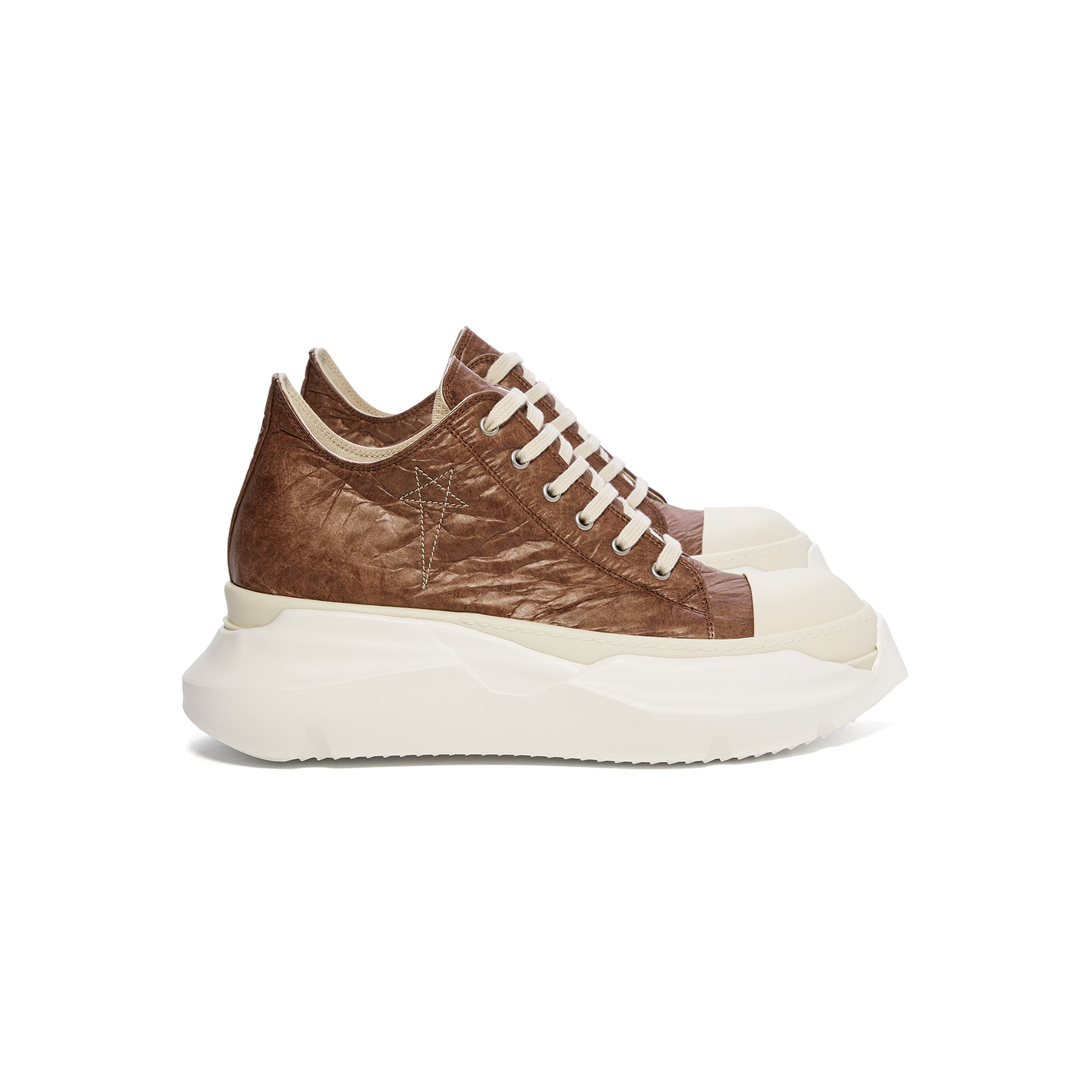 Rick Owens Abstract Low Sneaks (Brown)
