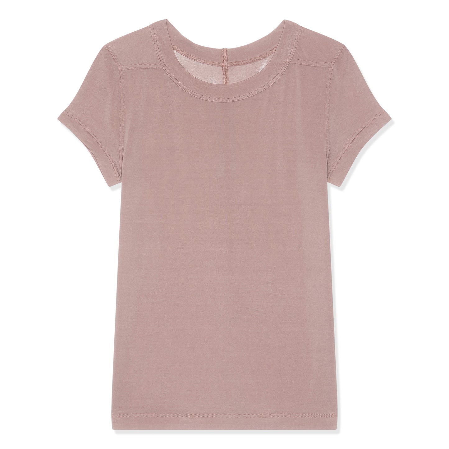 Rick Owens Womens Cropped Level T-Shirt  Level (Pink)