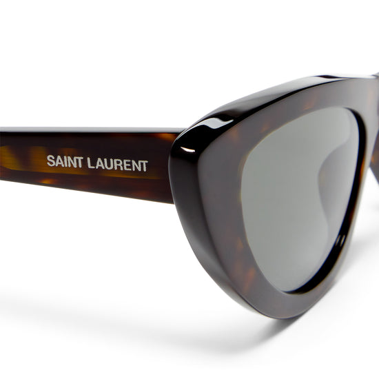 Saint Laurent Lily Sunglasses (Havana/Grey)
