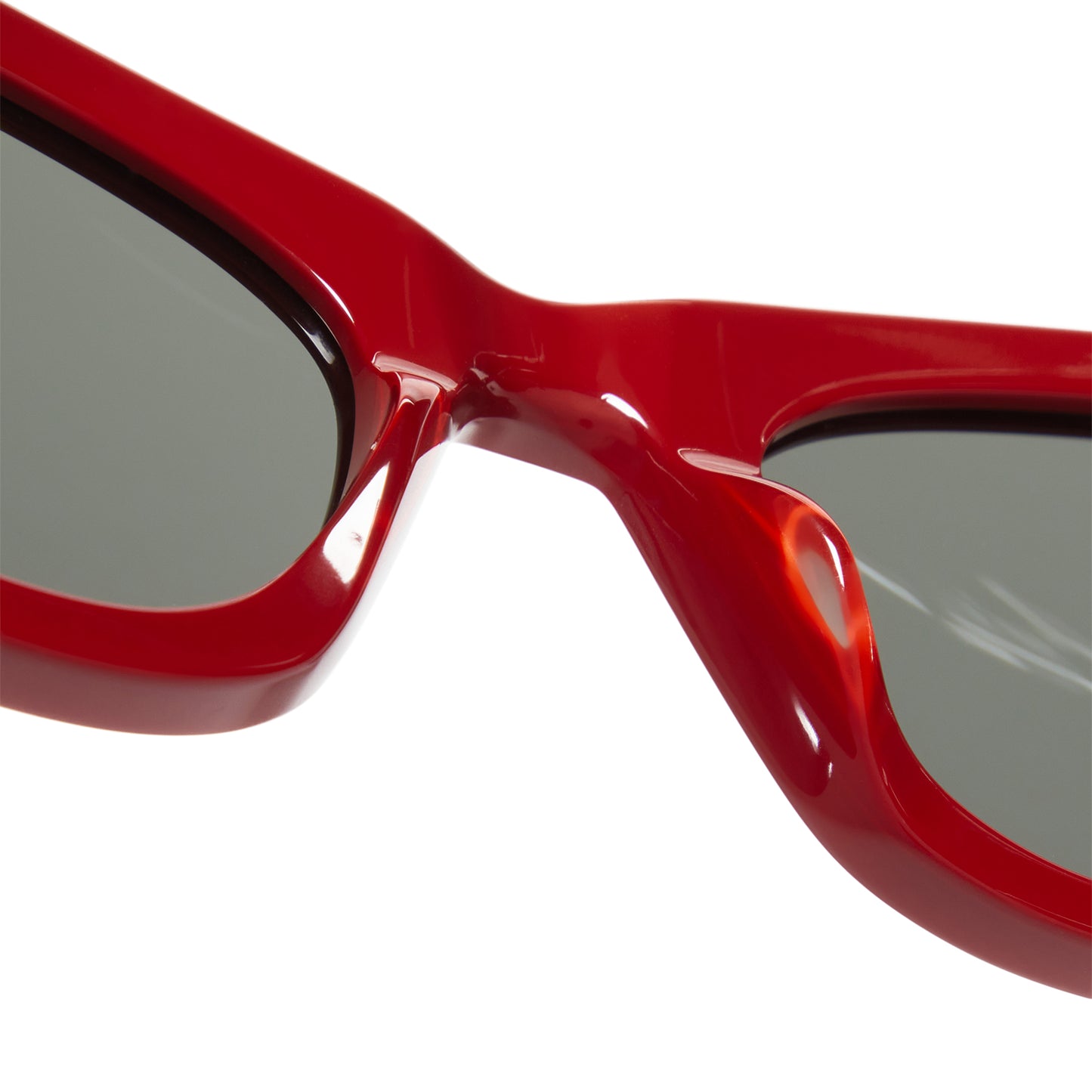 Saint Laurent Lily Sunglasses (Red/Grey)
