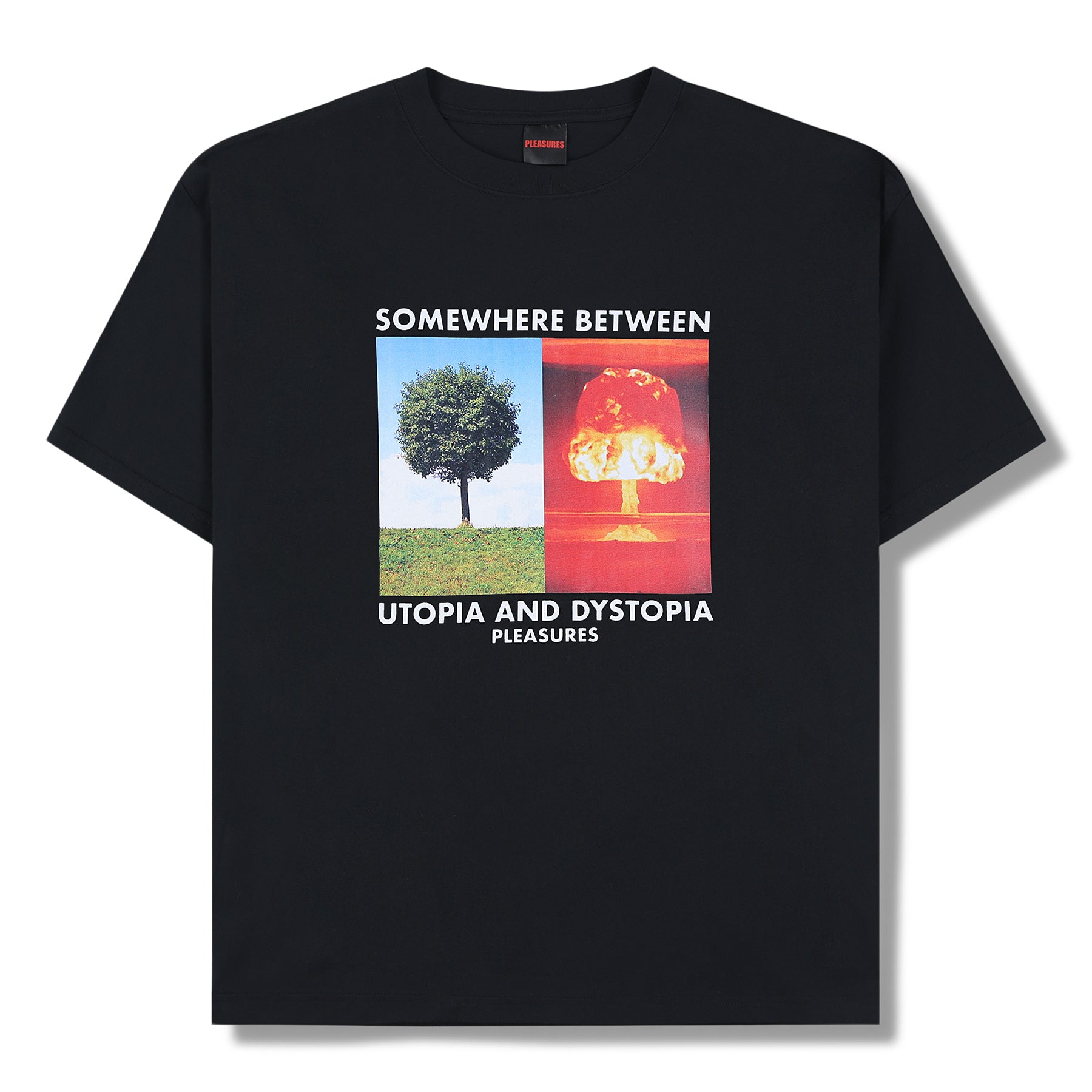 Pleasures Somewhere T-Shirt (Black) – CNCPTS