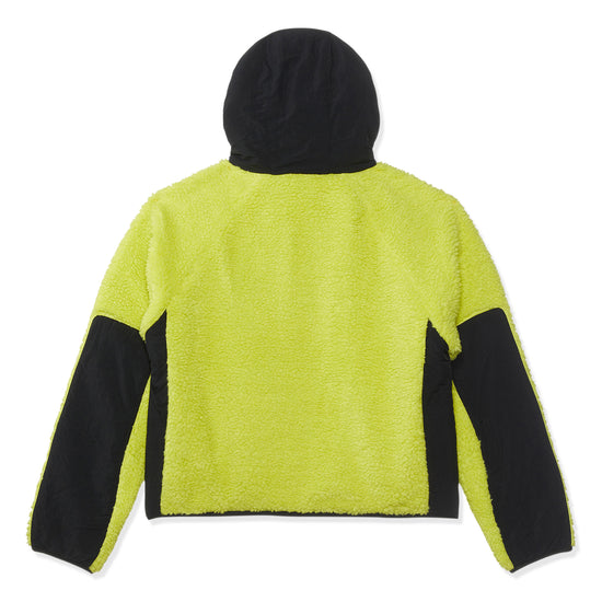 Stussy Sherpa Paneled Hooded Jacket (Lime)