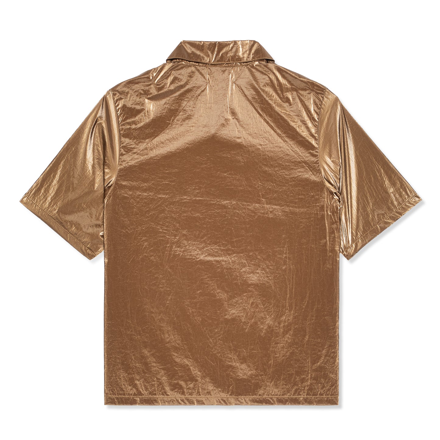 Stussy Shiny Button Down Shirt (Bronze)