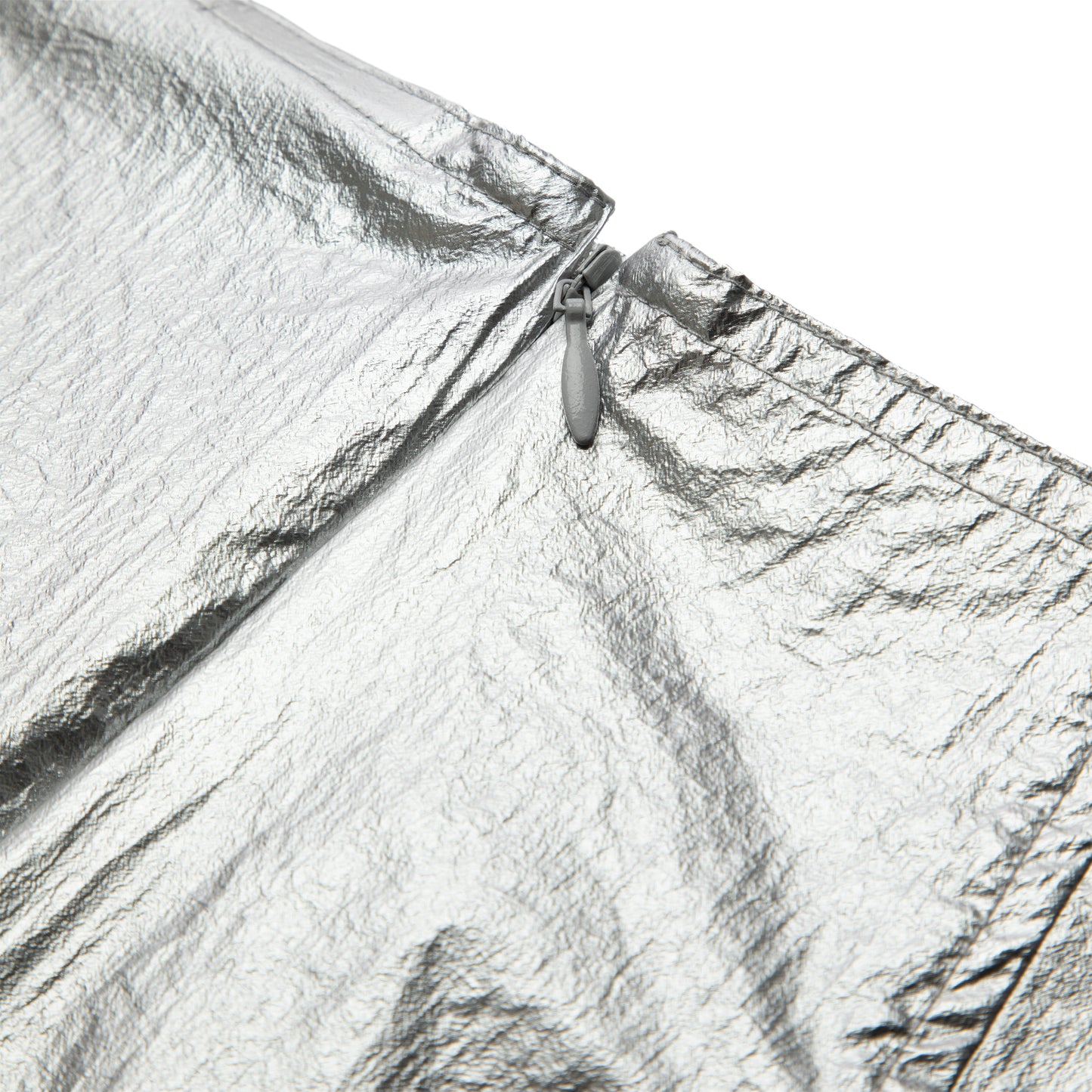 Stussy Shiny Panel Skirt (Silver)