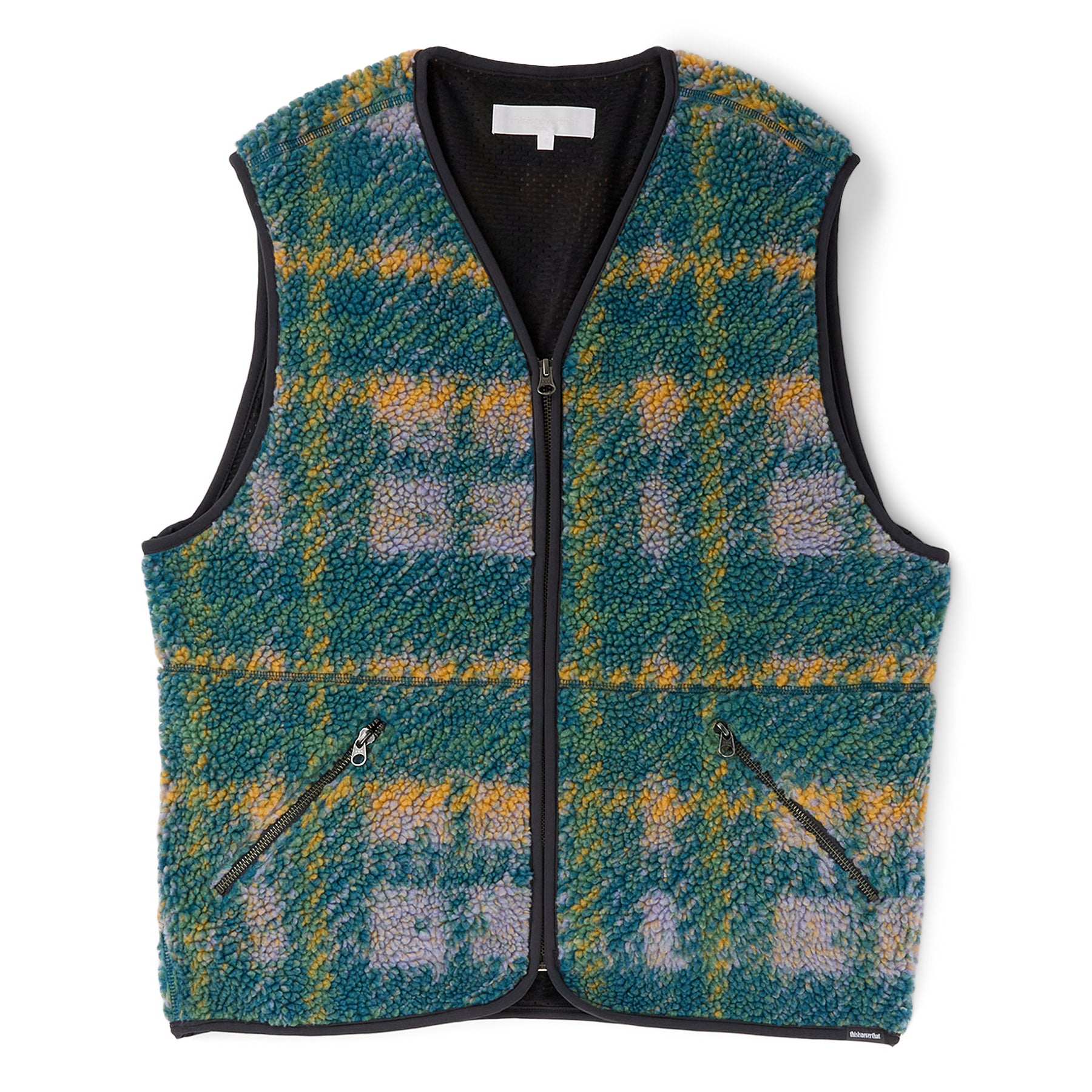 thisisneverthat Fleece Check Vest (Lavender) – CNCPTS