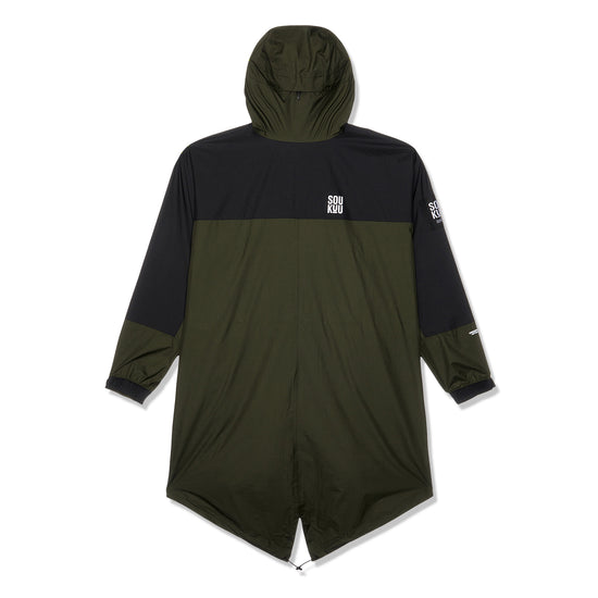 The North Face x SOUKUU Hike Packable Parka (Forest Night Green)