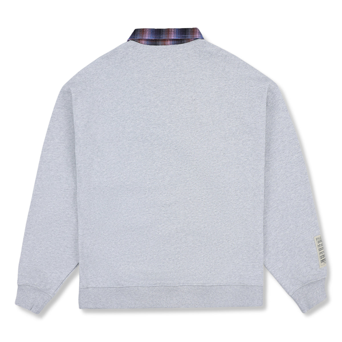 Pleasures Town Polo Sweatshirt (Heather Grey)