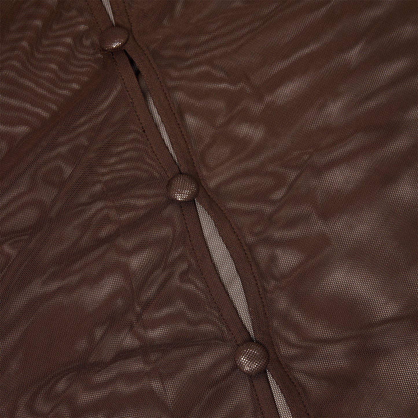 House of Sunny The Rosewood Mesh Skirt (Rosewood Brown)