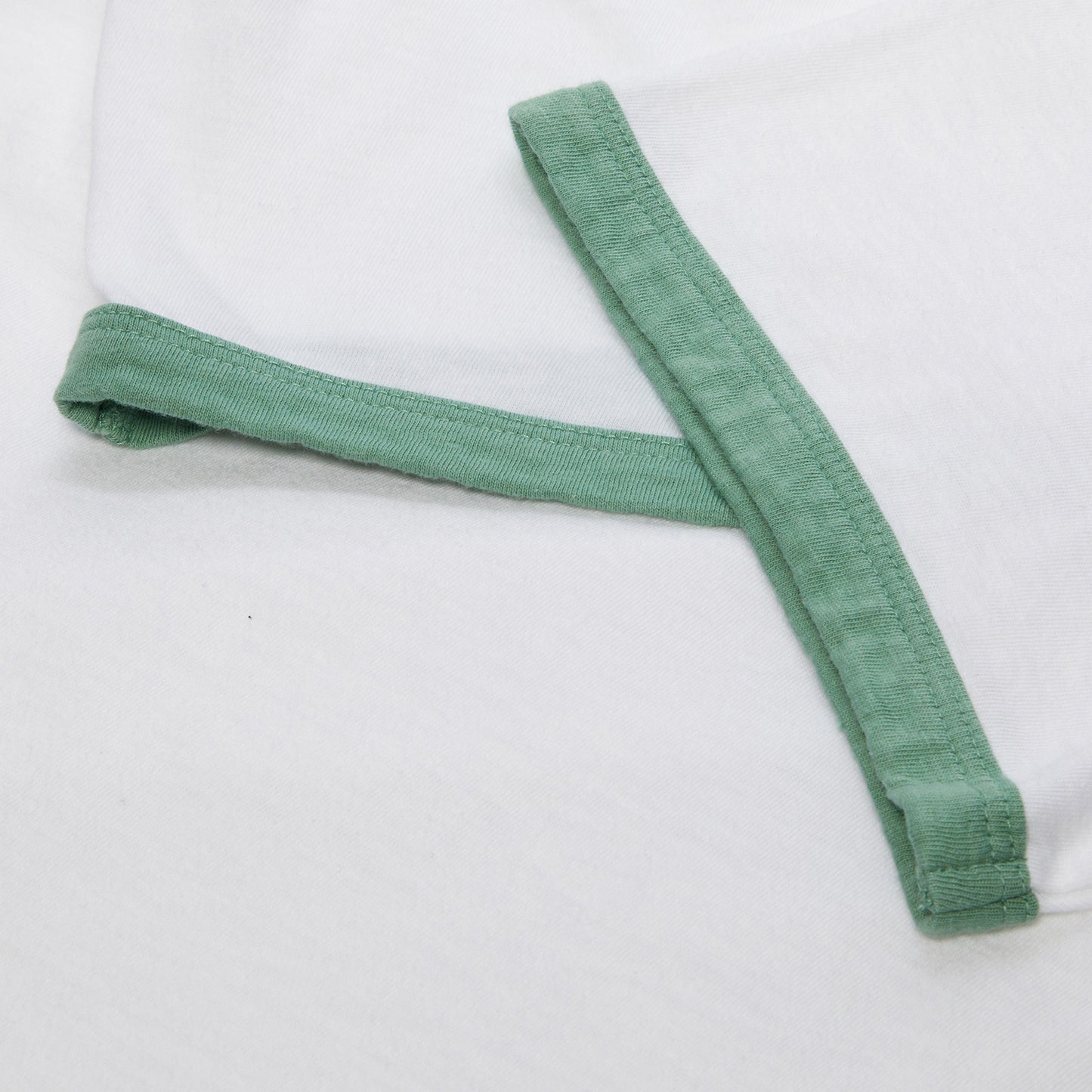 Visvim Amplus Ringer Short Sleeve Tee (White/Light Green)