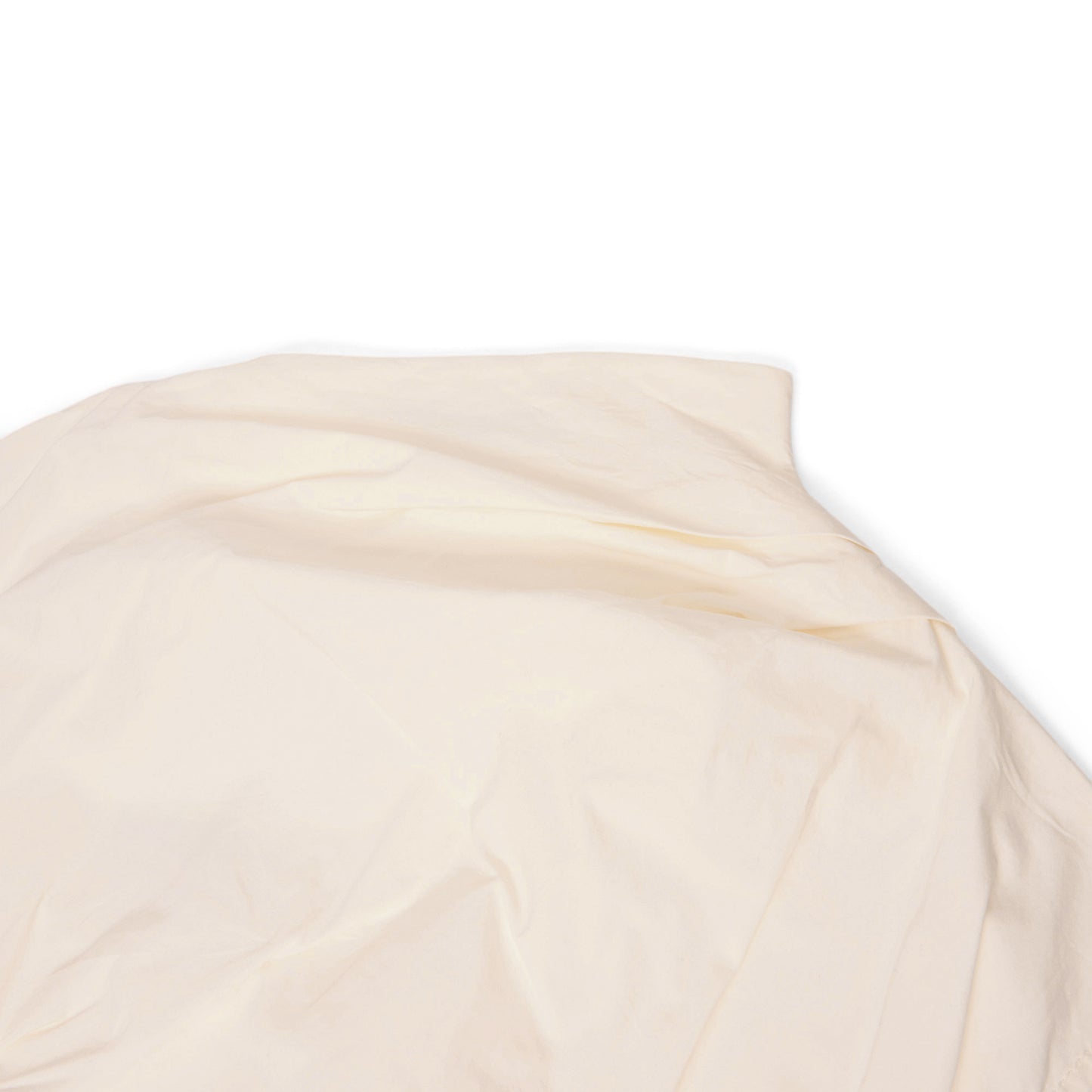 GANNI Ruched Top (Egret)