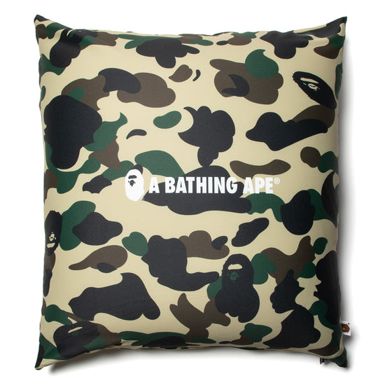 A Bathing Ape 1st Camo Bathing Ape Square Fluffy Beads Pillow (Yellow)