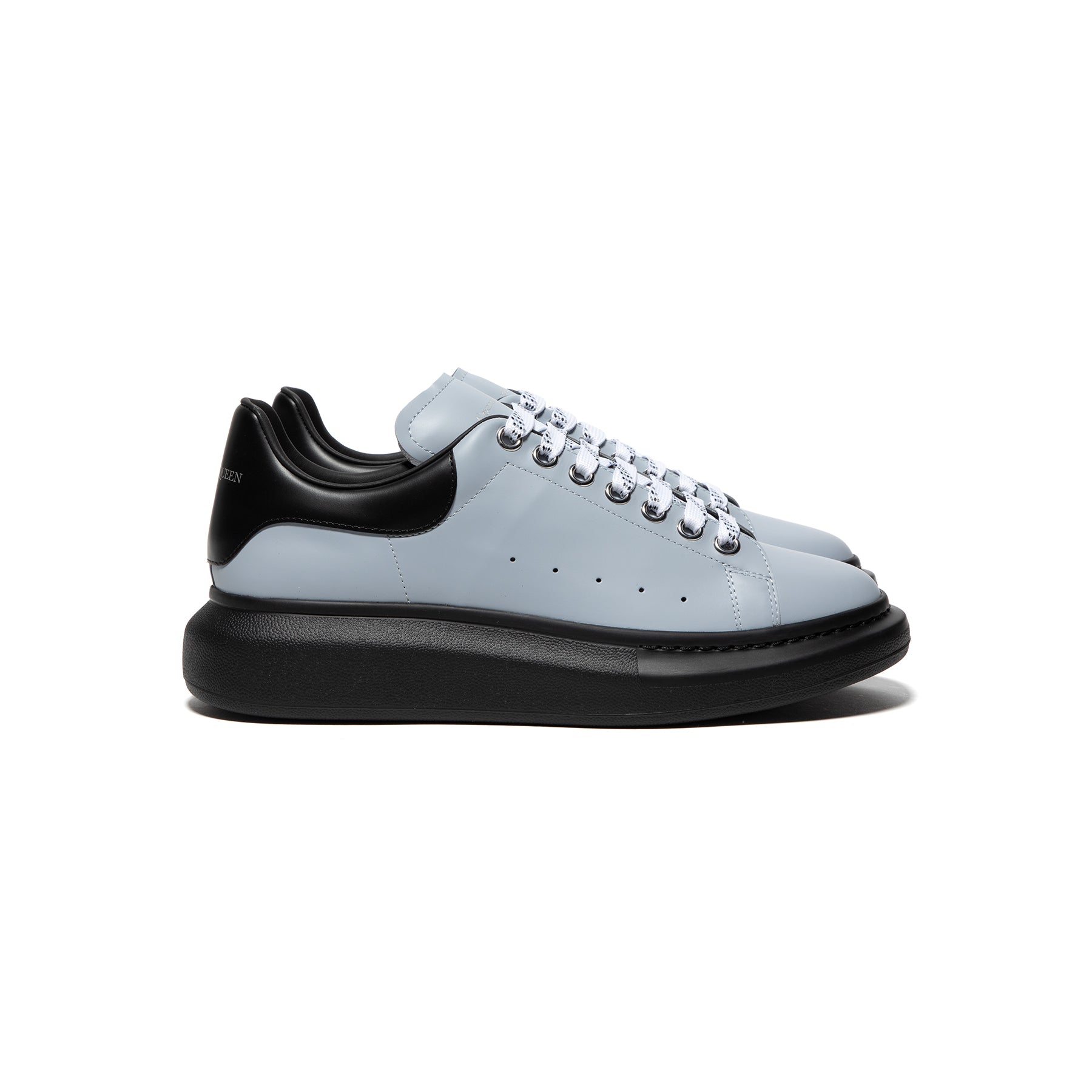 Alexander McQueen Black Oversize Sneakers With White Sole for Men