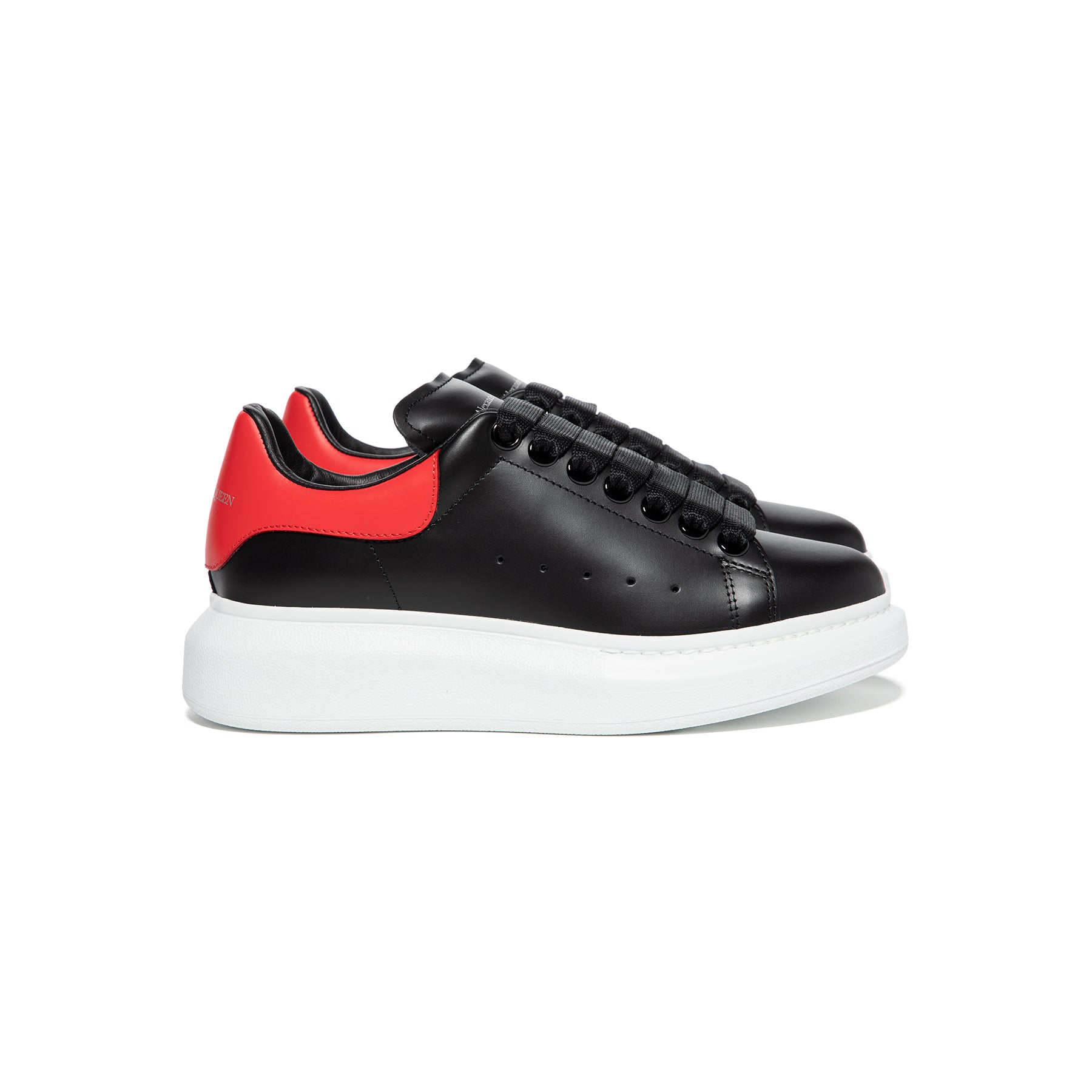 Alexander McQueen Womens Sneaker (Black/Dark Coral) – Concepts