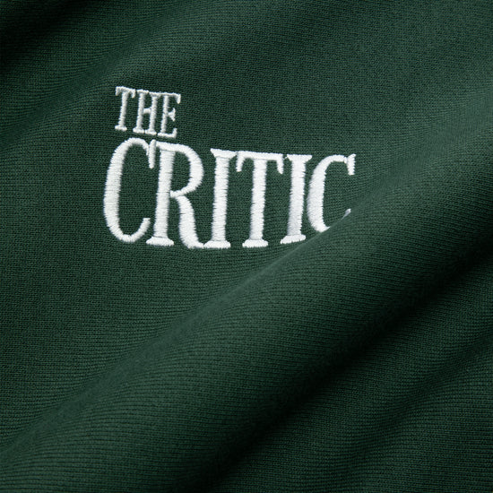 Alltimers The Critic Heavyweight Embroidered Crew (Alphine Green)