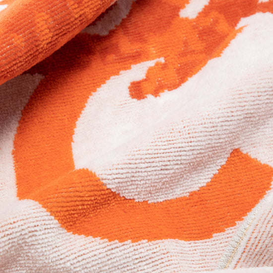 Concepts Lobster Beach Towel (White/Orange)