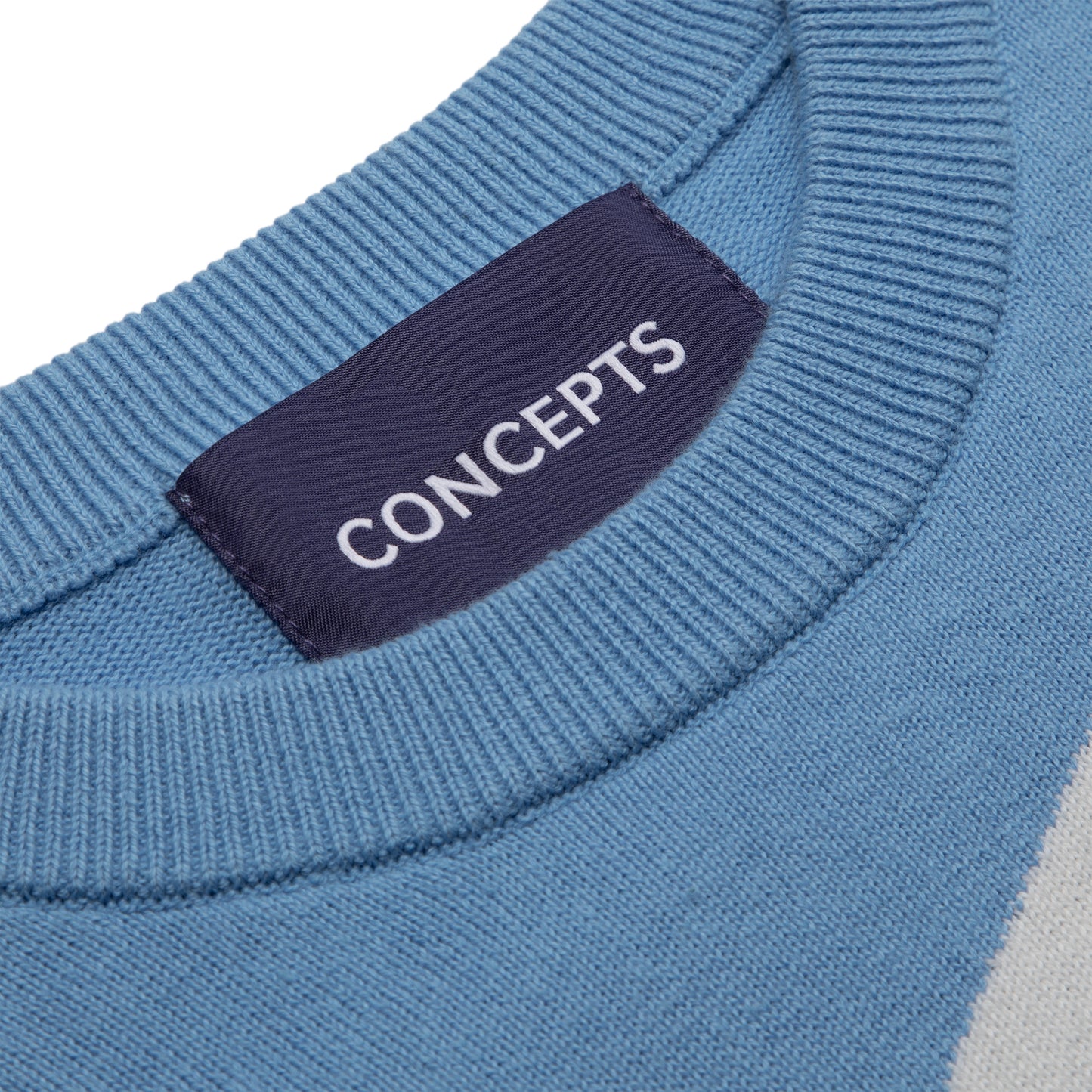 Concepts Script Knit Sweater (Baby Blue)
