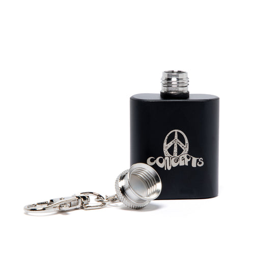 Concepts Mini Flask Key Chain (Black)