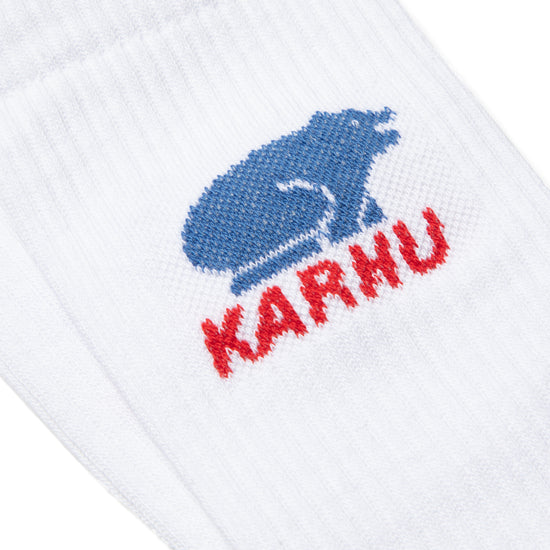 Karhu Classic Logo Sock  (Bright White/High Tide)