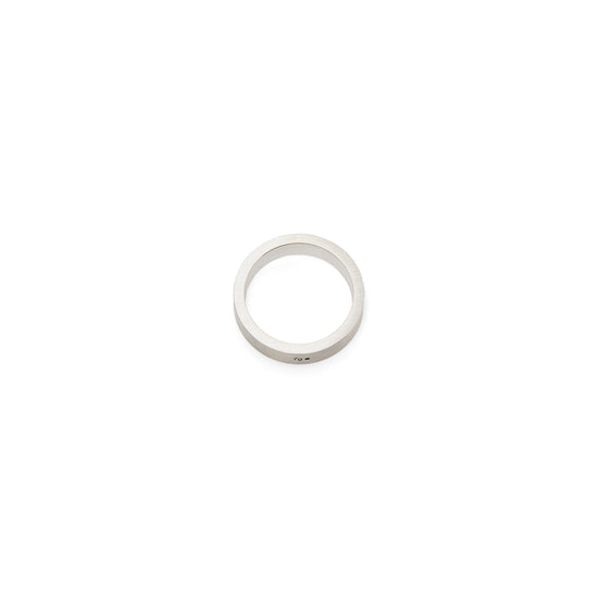 Le Gramme 7g brushed sterling silver ribbon ring (Silver Slick)