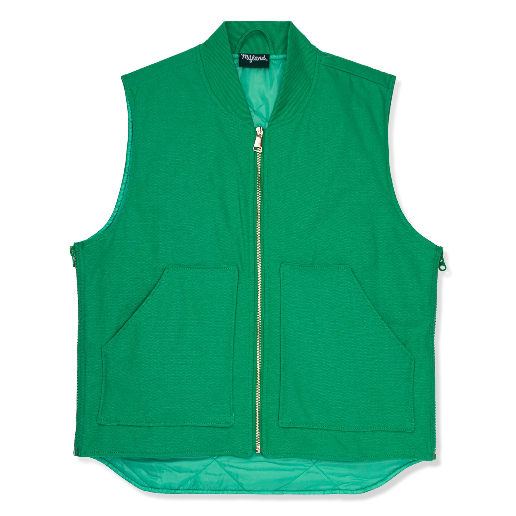 Another Influence Utility Gilet In Green for Men