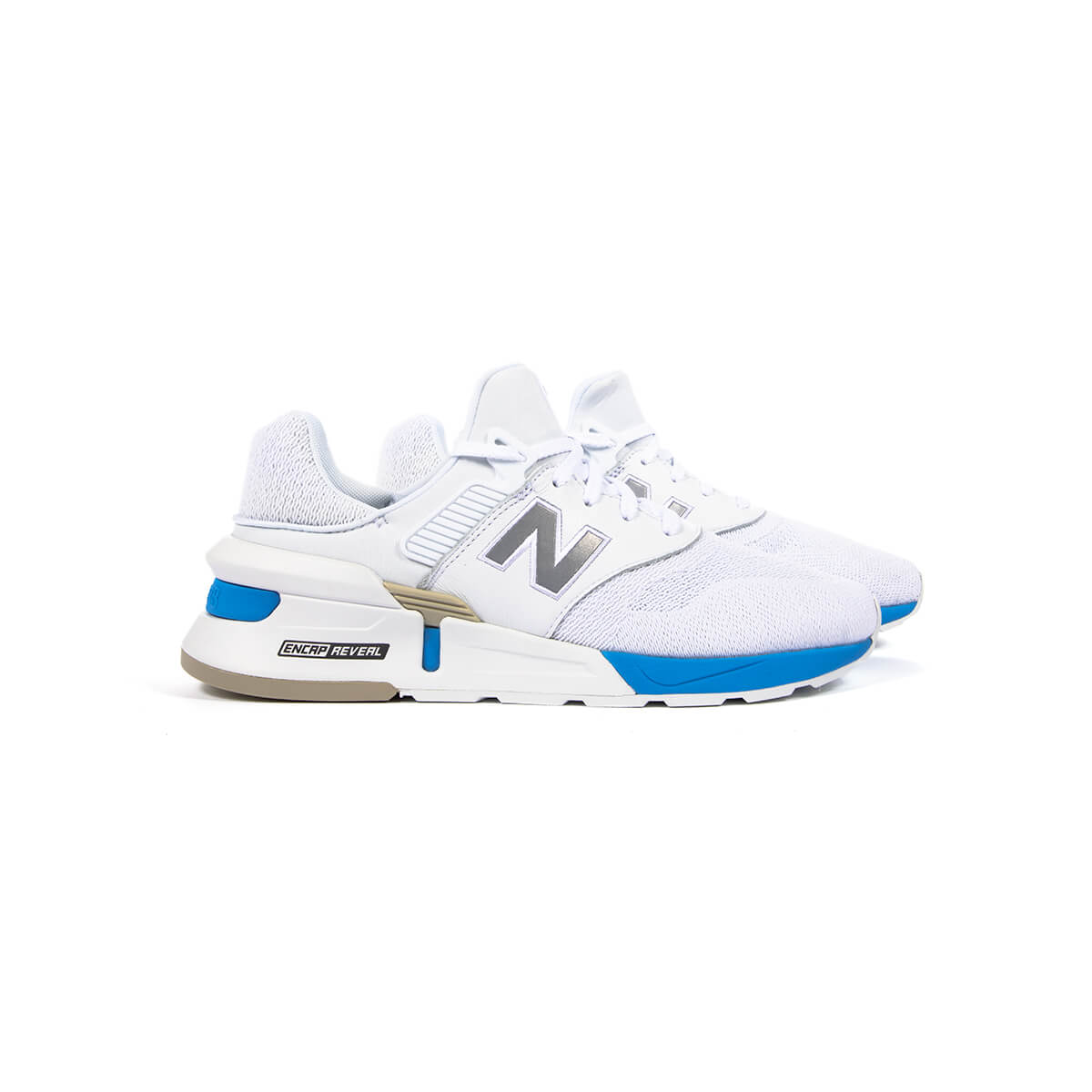 New balance 997 sport white with light cobalt Clearance