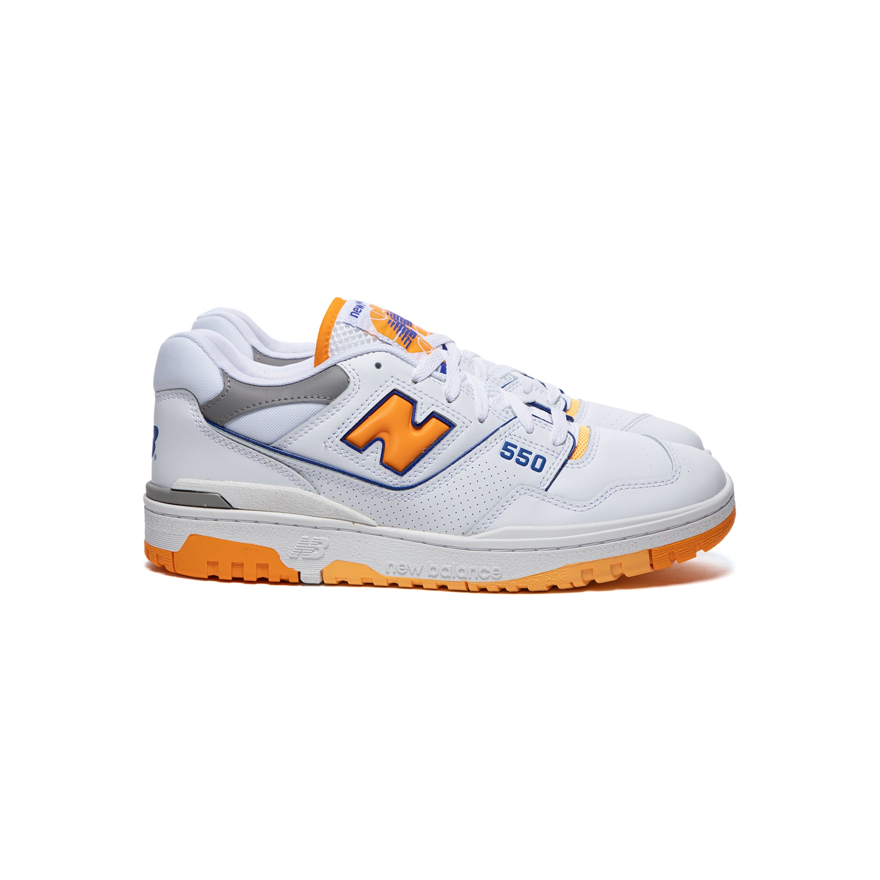 Blue white and orange new balance Clearance