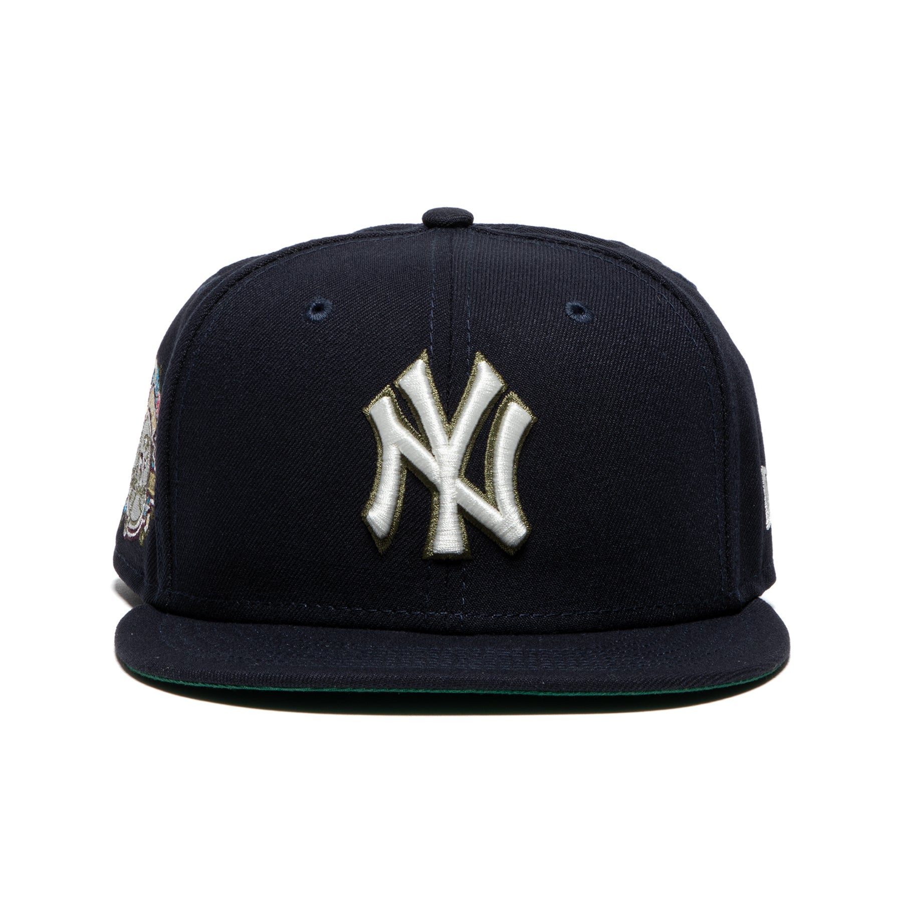 Men's New Era Gray York Yankees Golfer Green Undervisor 9FIFTY Snapback Hat